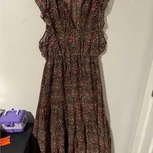 BB Dakota Multicolor Floral Maxi Dress